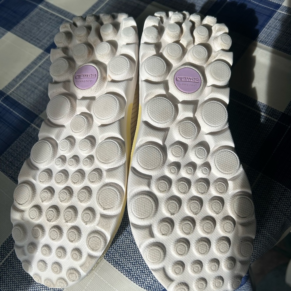 Skechers soft Yellow Slip-On Sneakers. - Picture 11 of 12